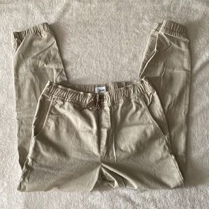 Old Navy youth khaki joggers (L 10-12)